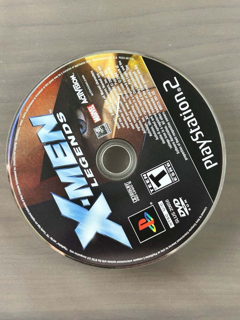 X-Men Legends PS2 PlayStation 2 2004 Disc Only Tested Working